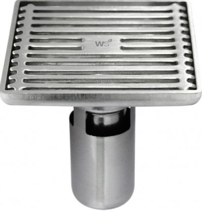 FD-4399 ตะแกรงกันกลิ่น กันแมลง (Floor Drain) สแตนเลส ขนาด 4 นิ้ว (ผิวแฮร์ไลน์) สำหรับท่อ PVC ขนาด 2 นิ้ว