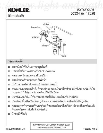 GP85085-CP TRIP LEVER ASSEMBLY KIT