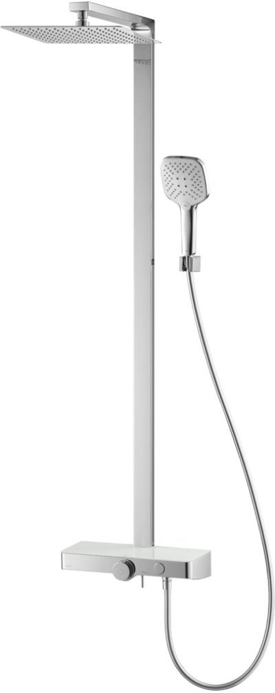 CT2307W ชุดฝักบัวระบบเปิด-ปิดและควบคุมอุณหภูมิด้วยปุ่มกด