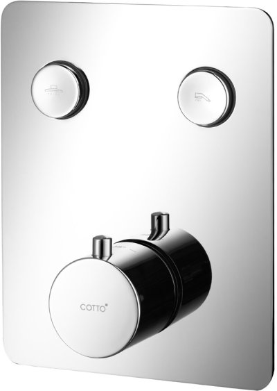 CT3016 วาล์วผสมเปิด-ปิดน้ำ แบบปุ่มกด 2 ทิศทางน้ำ รุ่น SWITCH