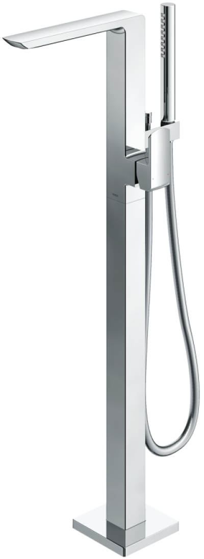 TBG02306T ก๊อกผสมสำหรับลงอ่างอาบน้ำแบบตั้งพื้น พร้อมชุดฝักบัวสายอ่อน รุ่น GR