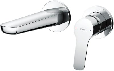 TLG03307T ก๊อกผสมอ่างล้างหน้าแบบก้านโยก ชนิดฝังผนัง (Short Spout) ไม่รวมสะดือ