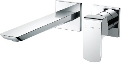 TLG02311T ก๊อกผสมอ่างล้างหน้าแบบก้านโยก ชนิดฝังผนัง (Long Spout) ไม่รวมสะดือ