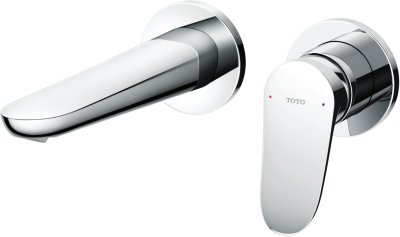 TLS04308T ก๊อกผสมอ่างล้างหน้าแบบก้านโยก ชนิดฝังผนัง (Short Spout) ไม่รวมสะดือ