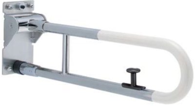 T114HK7R#NW1 ราวจับแบบพับได้ ความยาว : 700 มม, ø 34 มม. ไม่รวมอุปกรณ์ติดตั้ง (T110D17S x 1 ชิ้น)