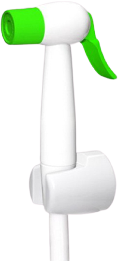 RS-909-GN สายฉีดชำระ สีขาว-เขียว