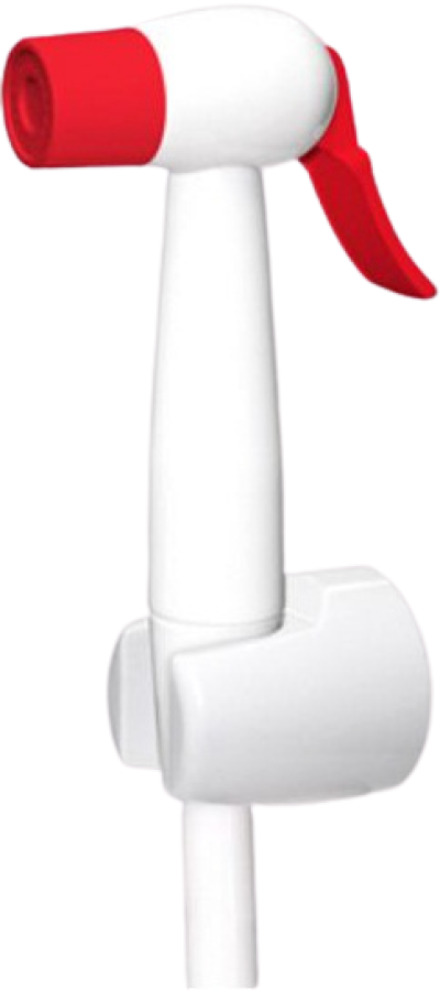 RS-909-RE สายฉีดชำระ สีขาว-แดง