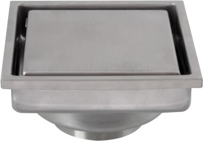 TSD-100T ตะแกรงกันกลิ่นกันแมลงสแตนเลส แบบปูกระเบื้อง หน้าแปลน 4 นิ้ว