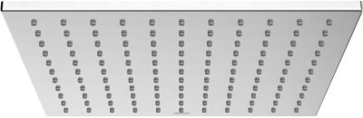 F40007-CHADY หัวฝักบัวเรนชาวเวอร์ทองเหลือง แบบเหลี่ยม ขนาด 200x200 mm (ไม่รวมก้านฝักบัว)