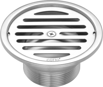 CT647Y1(HM) ตะแกรงกันกลิ่นสเตนเลสกลมเกลียว 2 นิ้ว (หน้าแปลน 4.9 นิ้ว)