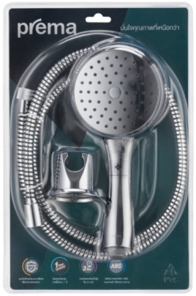 P102H201 ฝักบัวและสาย 1 ฟังก์ชั่น พร้อมอุปกรณ์กรองน้ำ