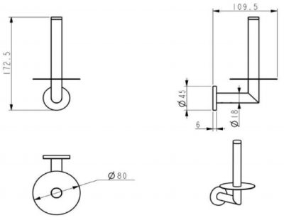 KB-01-311-41 ที่ใส่กระดาษ แบบตั้งพร้อมฐานรอง(สีทองด้าน)