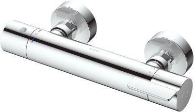 TBV03431T ก๊อกผสมสำหรับยืนอาบน้ำ แบบปรับอุณหภูมิคงที่ ชนิดติดผนัง (ไม่รวมชุดฝักบัวสายอ่อน) *ผลิตในประเทศญี่ปุ่น