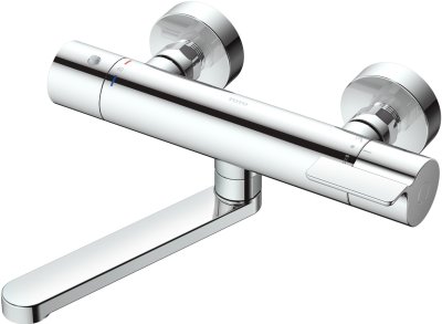 TBV03427T ก๊อกผสมสำหรับลงอ่างอาบน้ำและยืนอาบ แบบปรับอุณหภูมิคงที่ ชนิดติดผนัง (ไม่รวมชุดฝักบัวสายอ่อน) *ผลิตในประเทศญี่ปุ่น