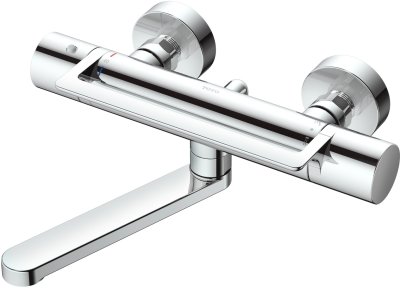 TBV03429T ก๊อกผสมสำหรับลงอ่างอาบน้ำและยืนอาบ แบบปรับอุณหภูมิคงที่ ชนิดติดผนัง (ไม่รวมชุดฝักบัวสายอ่อน) *ผลิตในประเทศญี่ปุ่น