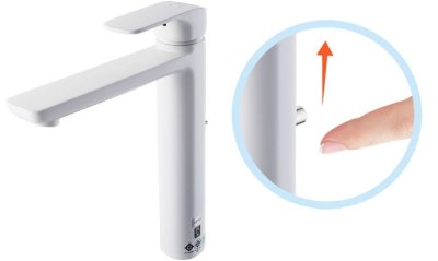 CT2124AY#WH ก๊อกผสมอ่างล้างหน้าทรงสูงแบบก้านโยก รุ่น SCIROCCO SENSE