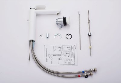 CT2124AY#WH ก๊อกผสมอ่างล้างหน้าทรงสูงแบบก้านโยก รุ่น SCIROCCO SENSE