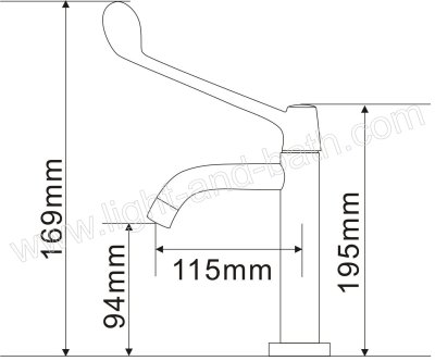 RA DZ-402B ก๊อกอ่างล้างหน้า (น้ำเย็น)