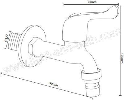 BN 5558887 ก็อกสนาม คอสั้น OTTO