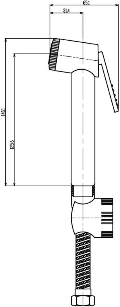 RA 906999C สายฉีดชำระ รุ่น JASMINE