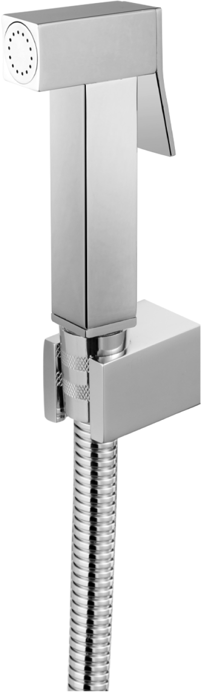 RA 108041-SQUARE ชุดสายฉีดชำระ โครเมียม SQUARE