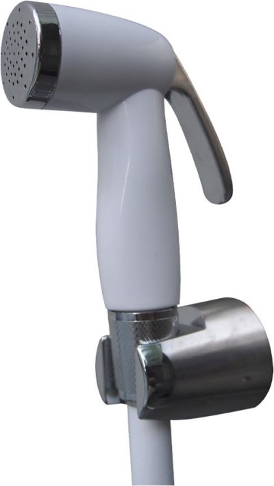 RA 579123WHITE ชุดสายฉีดชำระสีขาว พร้อมสายและขอแขวนครบชุด TULIP