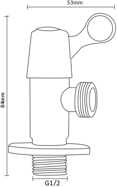 BN 50E4411 สต๊อปวาล์ว