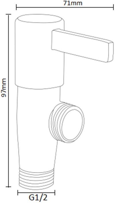 BN 6661235 สต็อปฝักบัว KING