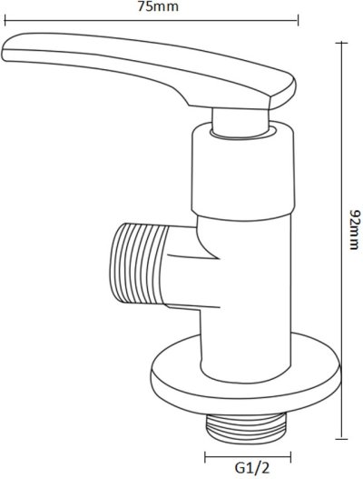 BN 80F4115 สต็อปฝักบัวน้ำเย็น