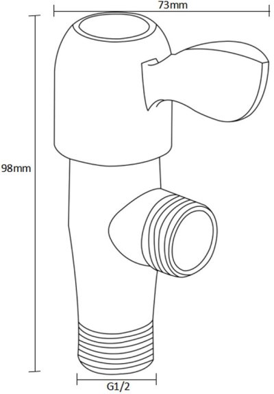 BN 80F7744 สต็อปฝักบัวน้ำเย็น