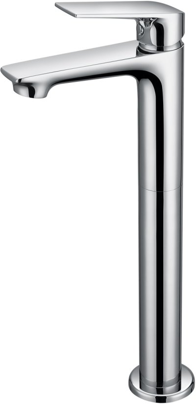 KF-51-611-50 ก๊อกเดี่ยวอ่างล้างหน้าทรงสูงแบบก้านโยก (ไม่มีป๊อปอัพ)