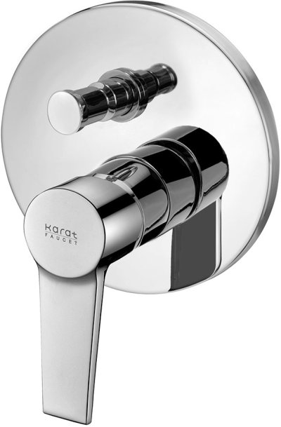 KF-18-861-50 ก๊อกผสมฝังผนังแบบก้านโยก พร้อมที่สลับทางน้ำ (Diverter) สำหรับฝักบัวก้านแข็ง