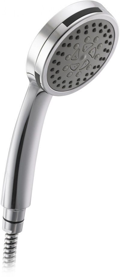 KS-04-255-50 ฝักบัวสายอ่อน ปรับน้ำ 5 ระดับ ขนาด Ø 9.8 ซม. พร้อมสายสแตนเลส 304