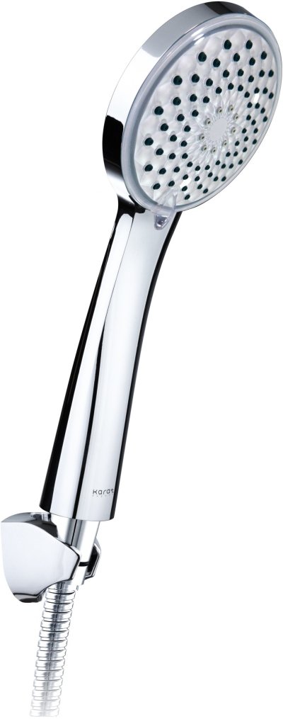 KS-15-213-50 ฝักบัวสายอ่อน ปรับน้ำ 3 ระดับ ขนาด Ø 11.6 ซม. พร้อมสายสแตนเลส 304