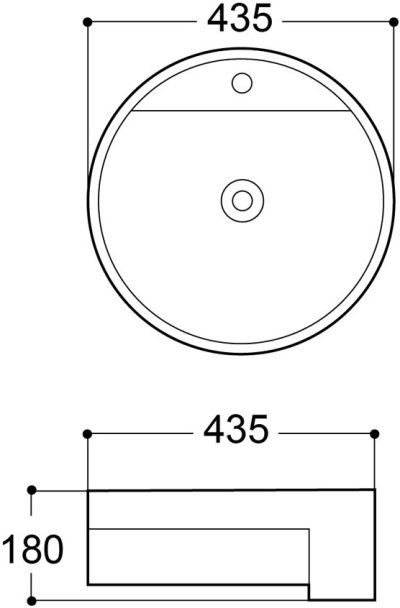 AQ 8885785 อ่างล้างหน้า แบบฝังครึ่งเคาน์เตอร์