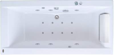 TF-8292-WT อ่างอาบน้ำวน+อัดอากาศ+หมอน รุ่น PLAZA