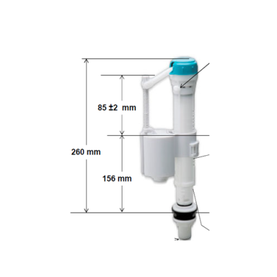 PC-A12601058 ชุดทางน้ำเข้า TF-2046 TF-2048 TF-2327 TF-2407