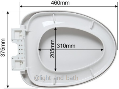 491000S-WT (CL6104M-6D) ฝารองนั่งชักโครก รุ่น 491S