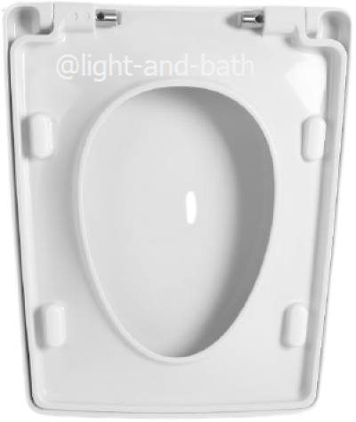 NB0000S-WT ฝารองนั่ง รุ่น NOBILE (สีขาว)