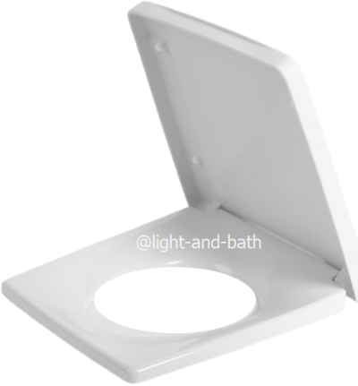 NB0000S-WT ฝารองนั่ง รุ่น NOBILE (สีขาว)