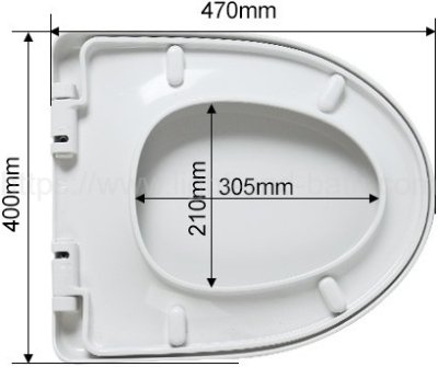 51100NS-WT (CL6107M-6D) ฝารองนั่งชักโครก รุ่น ACTIVE / ACTIVA