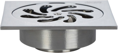 A-8203-N ตะแกรงกันกลิ่น ทองเหลือง สำหรับท่อพีวีซี 2 - 2.5 นิ้ว หน้าตะแกรง 4 นิ้ว