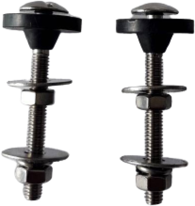 PC-1103000D ชุดน๊อตยึดถังพักน้ำชักโครก (สแตนเลส)