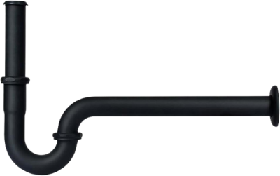 K-16954X-BL ท่อน้ำทิ้งอ่างล้างหน้า แบบ P-TRAP ยาว 40.5 ซม. สีดำ