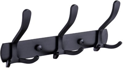 RA 1234-BLACK ขอแขวนเสื้อ 3 หัว MATT BLACK