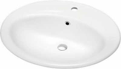 AQ 50129 อ่างล้างหน้าฝังบนเคาน์เตอร์