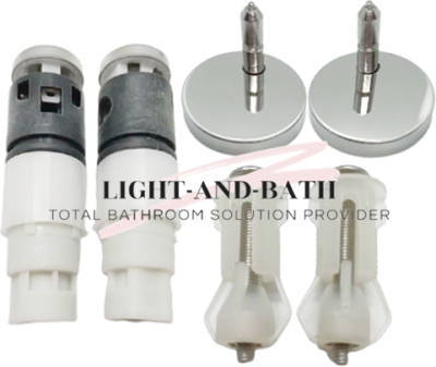 PC-580300S (CL6115M-6D) ชุดหูฝารองนั่งชักโครก รุ่น 58S