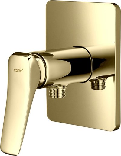 CT1243A#GR2 วาล์วเปิด-ปิดน้ำแบบก้านโยก(สีทอง) รุ่น X-POSH