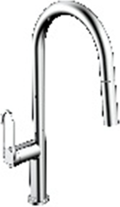 KF-77-925-50 ก๊อกซิงค์ (ผสม) พร้อมระบบสัมผัสอัตโนมัติ แบบติดเคาน์เตอร์