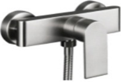 KF-39-760-63 ก๊อกผสมยืนอาบแบบก้านโยก ติดผนัง สำหรับฝักบัวสายอ่อน (สแตนเลส 304)